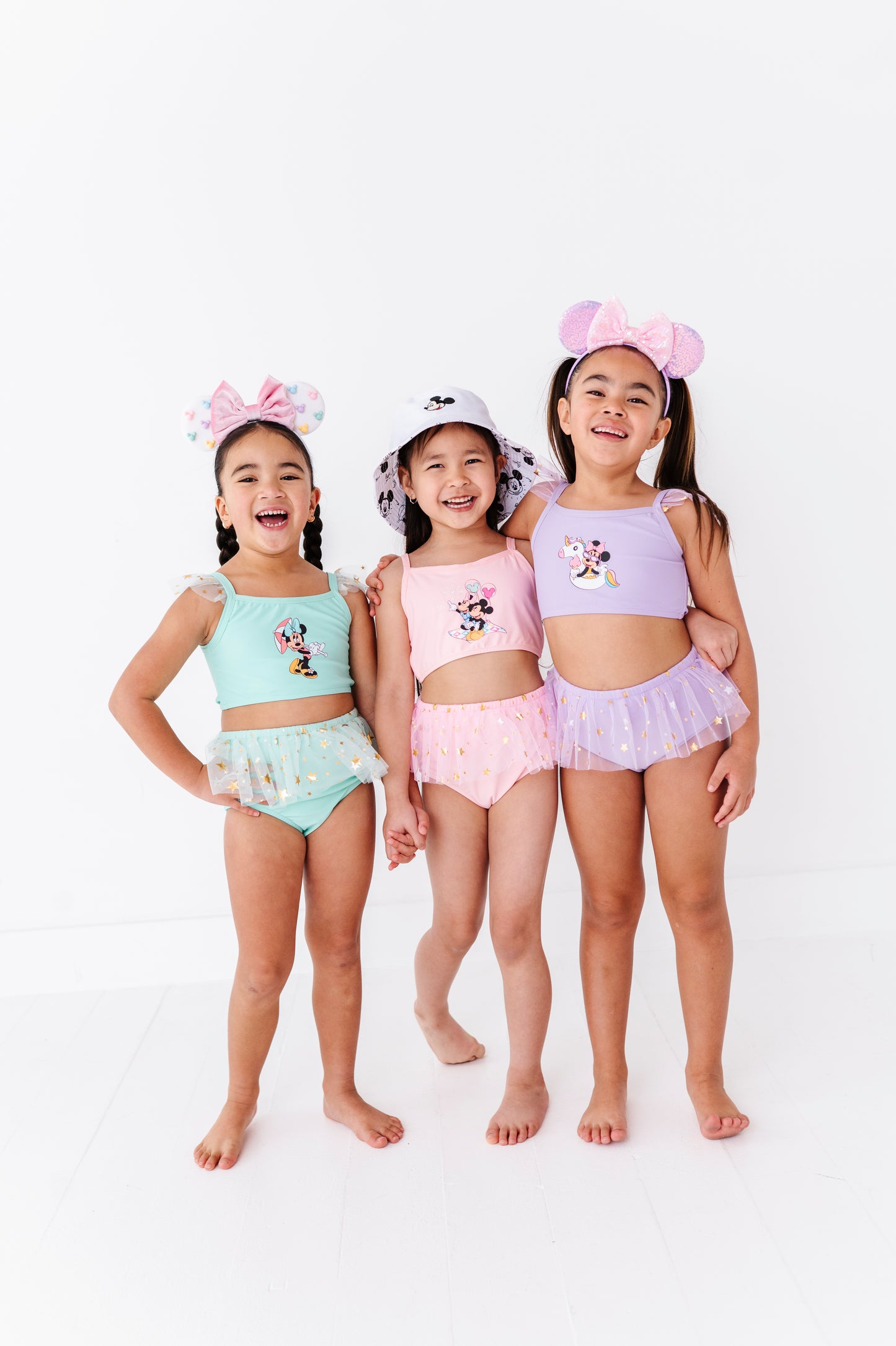 Pink magical two piece swimsuit