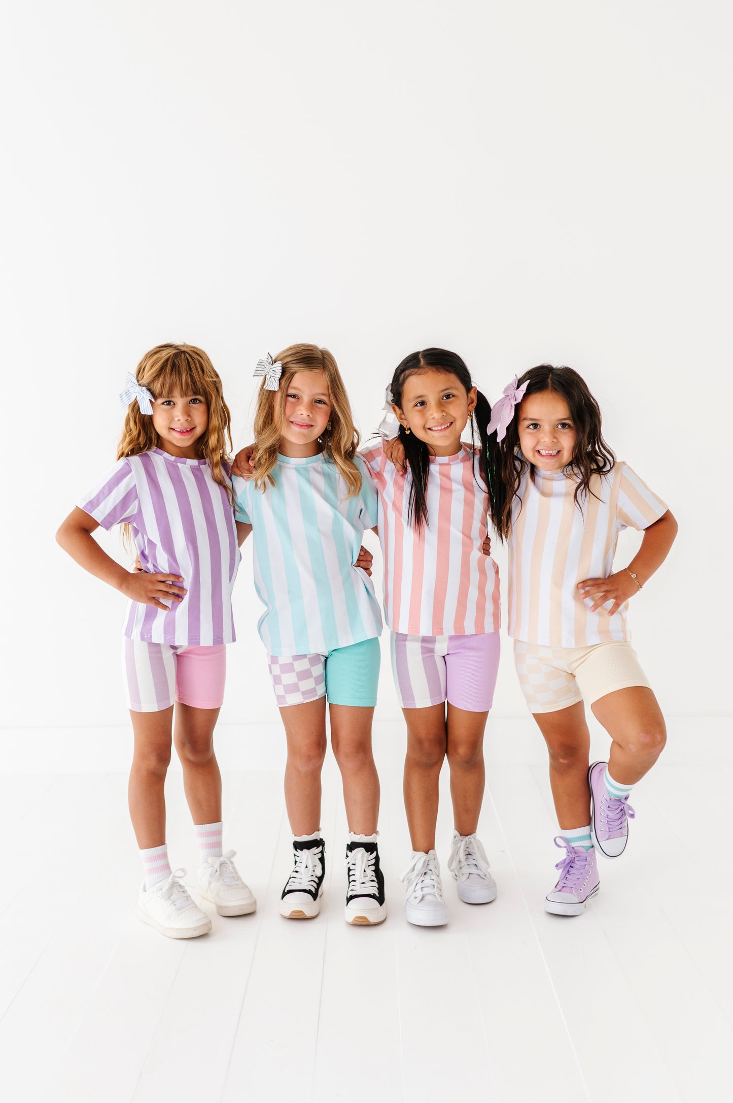 Tan striped tshirt