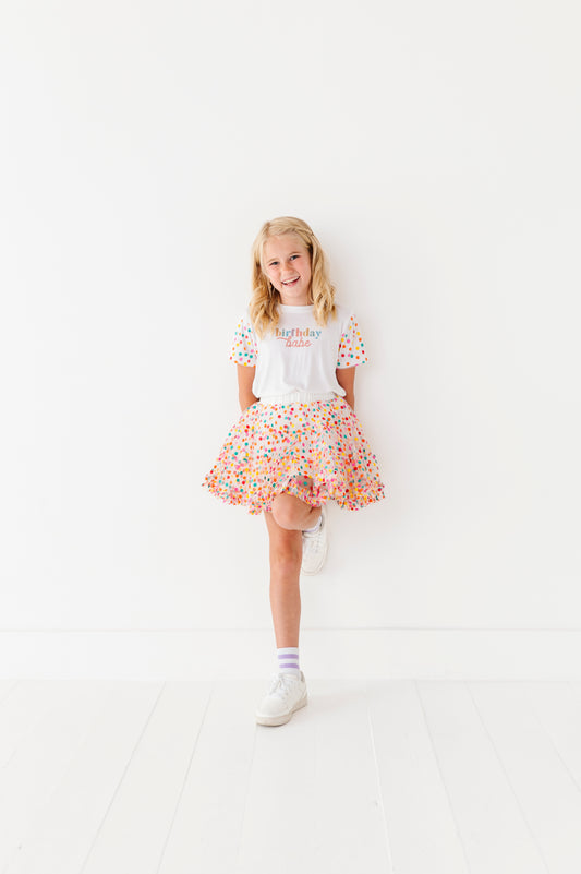 Confetti tutu skirt