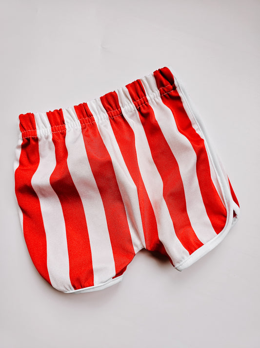 Boys Stripe Swim Trunks