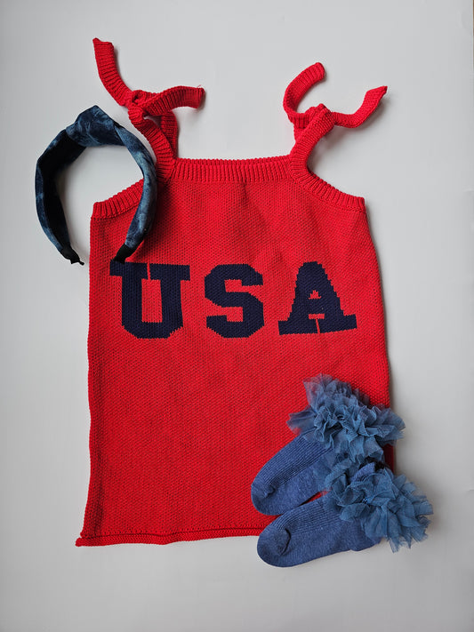Knit USA dress
