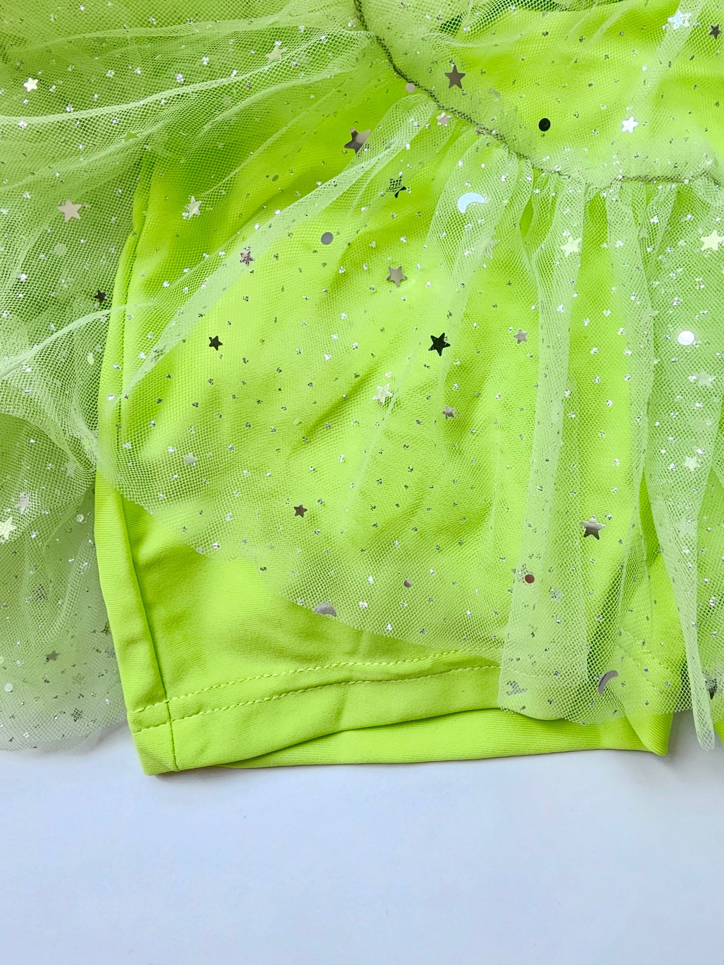 Lime Green Fancy Skort
