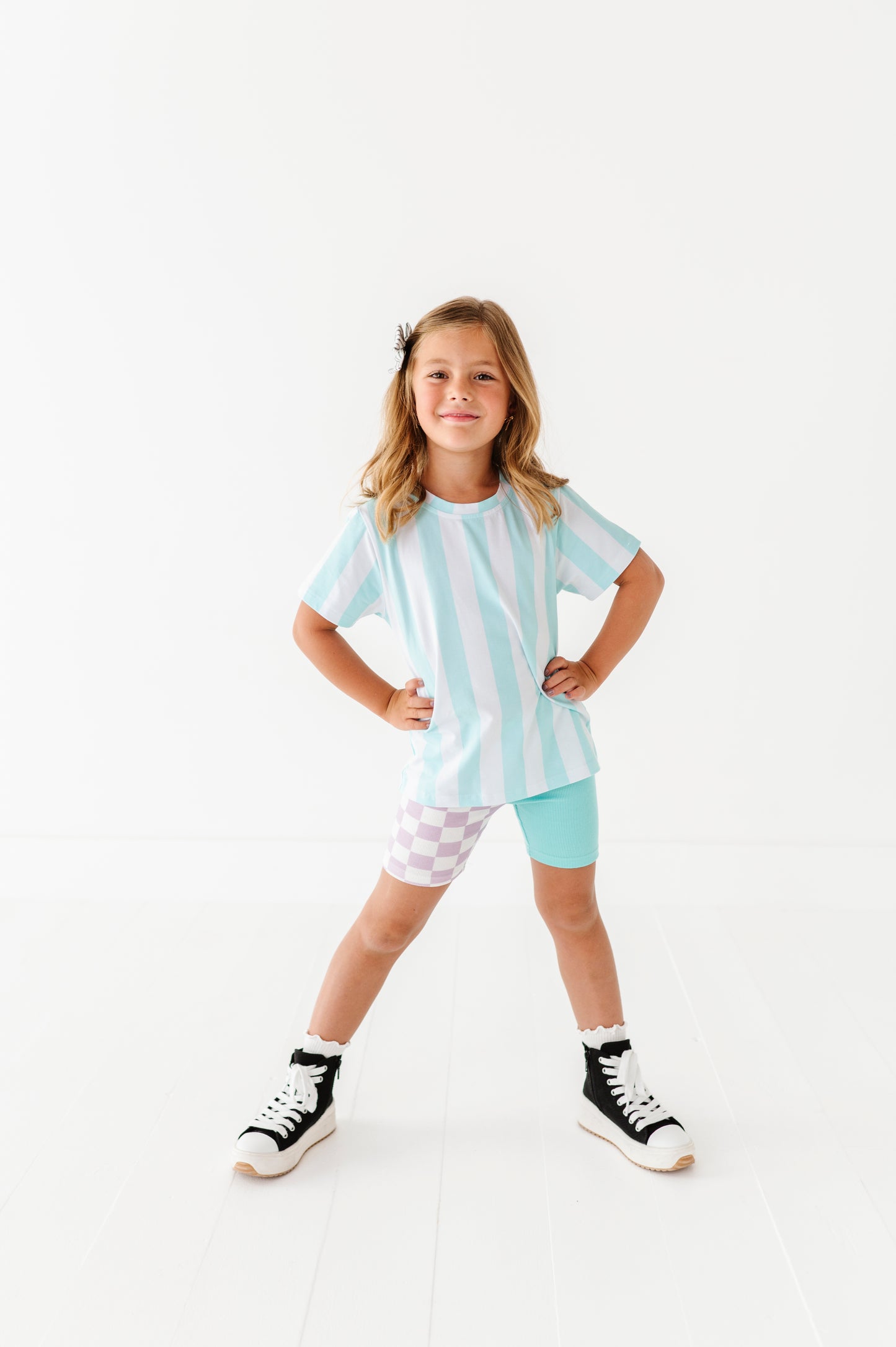Mint striped tshirt