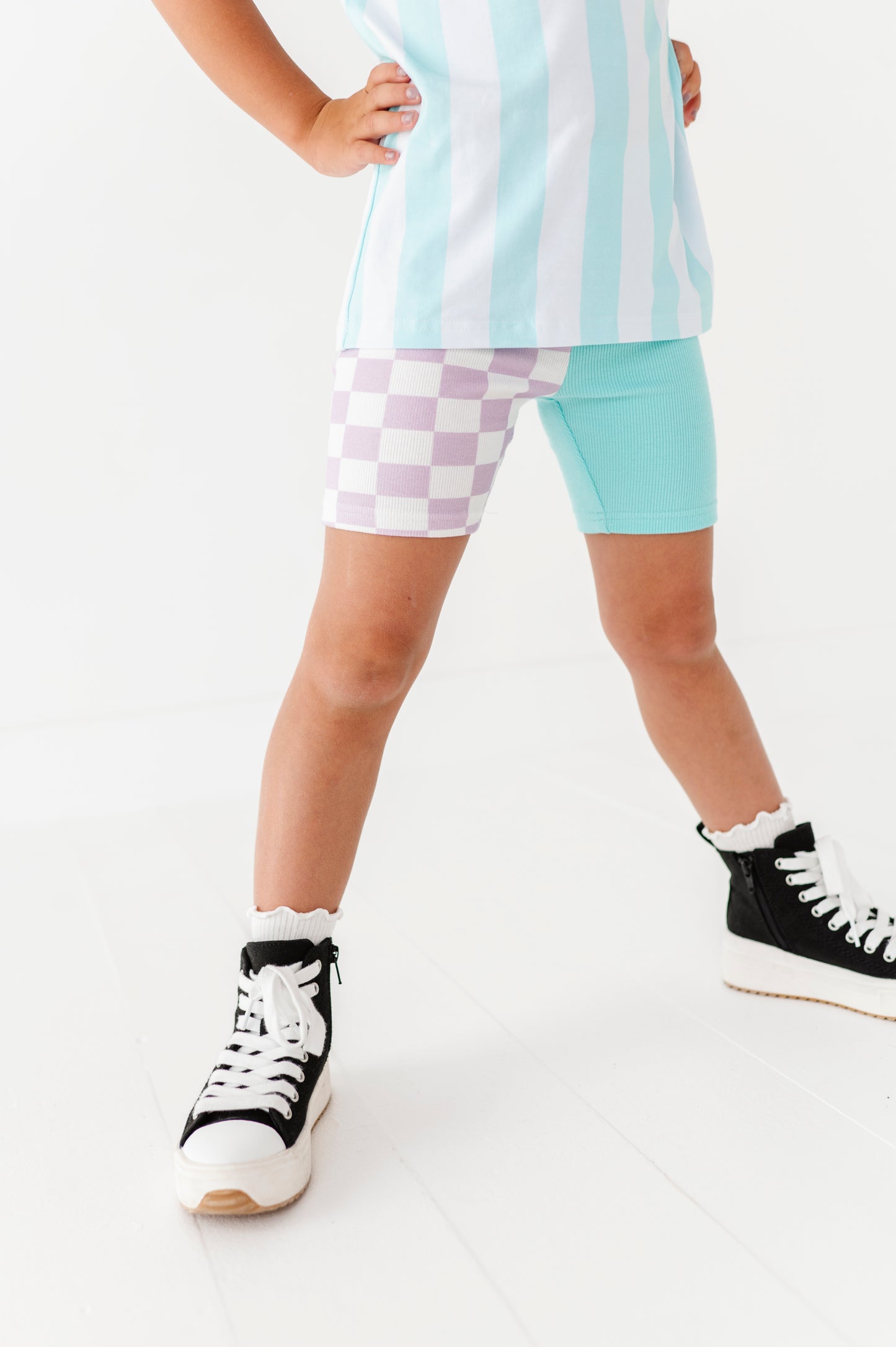 Mint striped tshirt