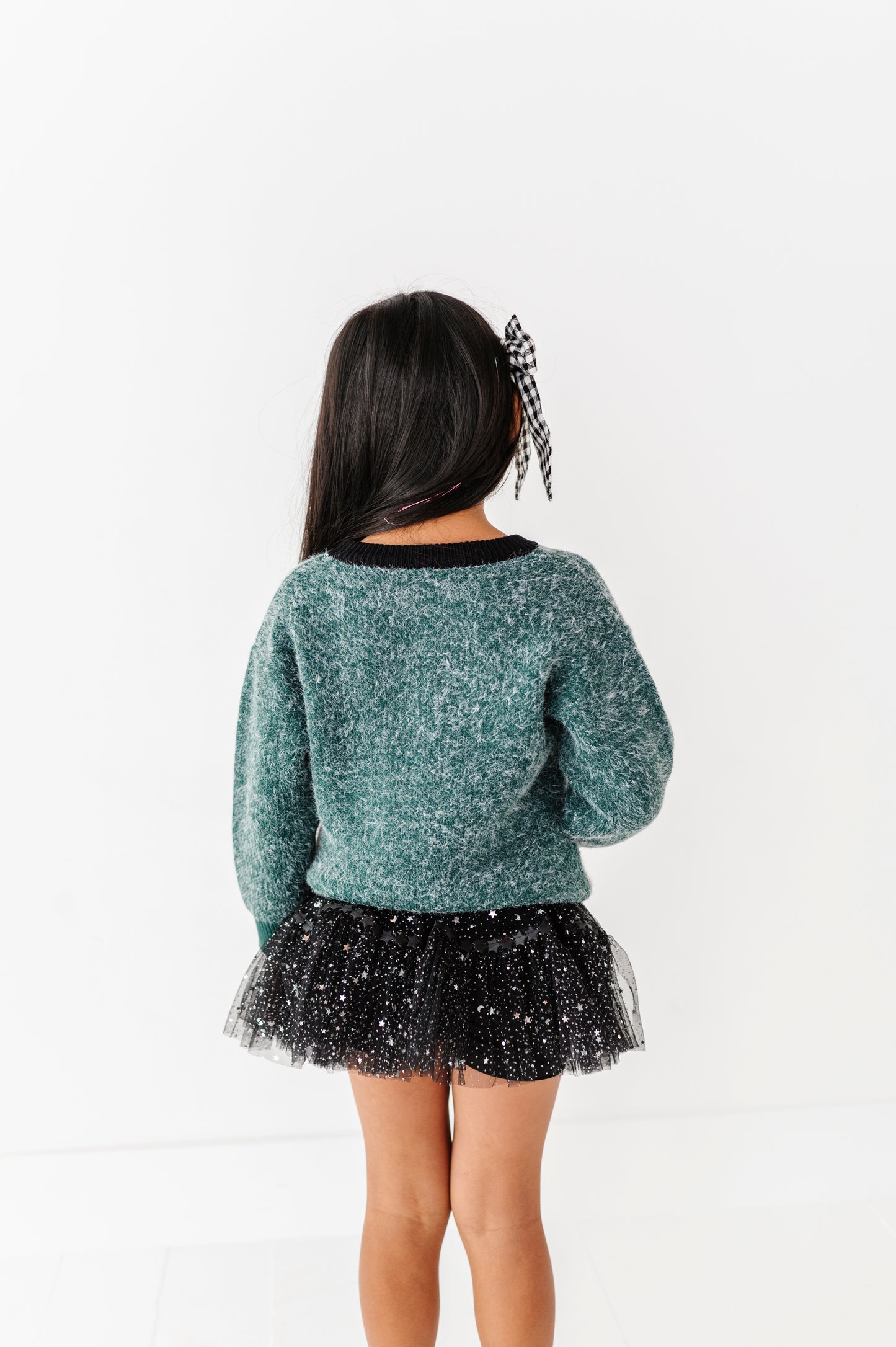 Fuzzy 26 jersey sweater