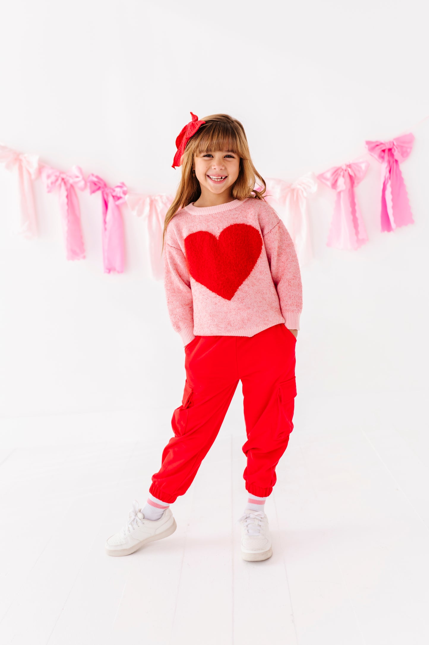 Red cargo pant