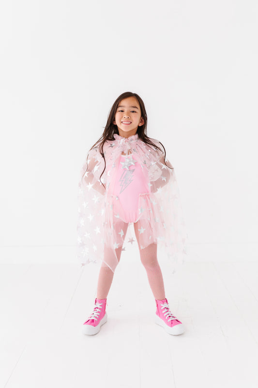 Fancy pink super hero costume