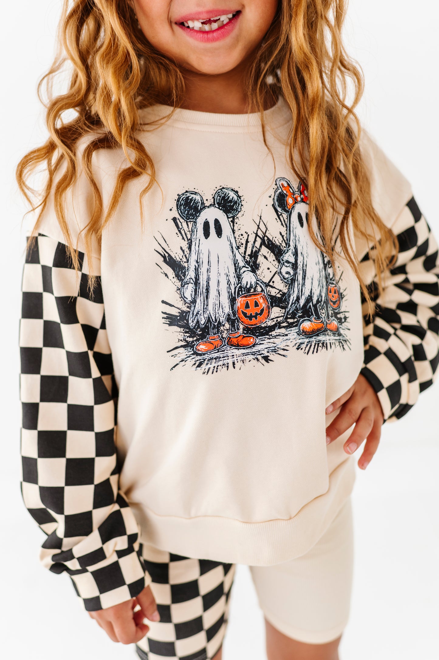 Spooky Mice Bike Shorts Set