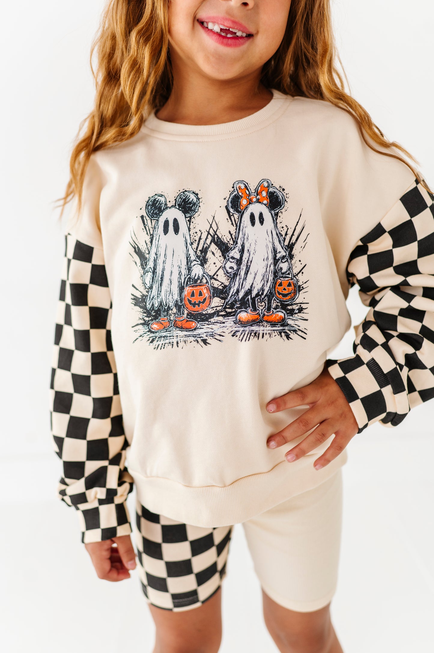 Spooky Mice Bike Shorts Set