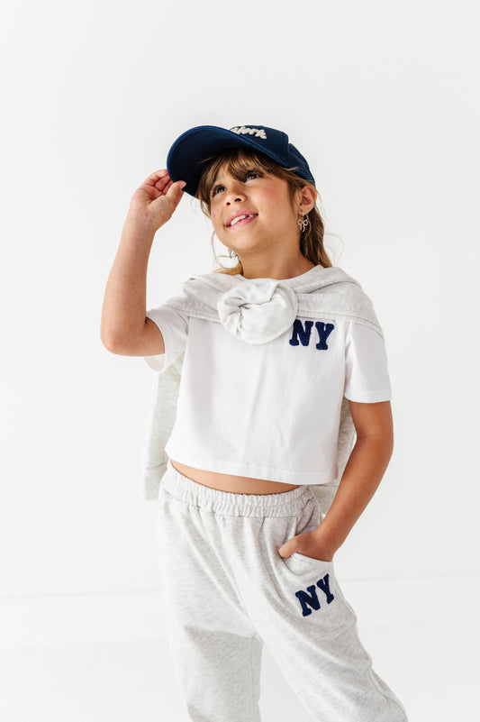 White NY tee