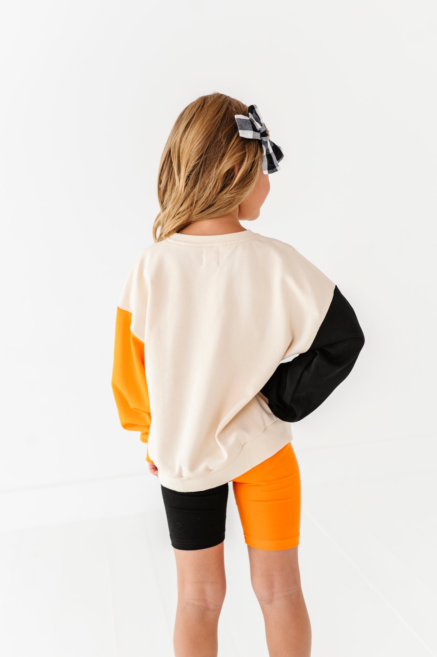Checkered Ghost Bike Shorts Set