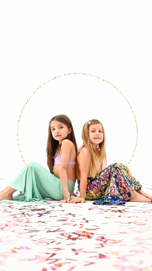 Purple & Mint mermaid