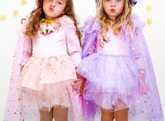 Pink whimsical witch