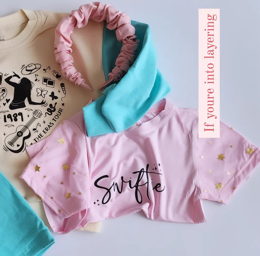 Pink Swiftie inspired tee