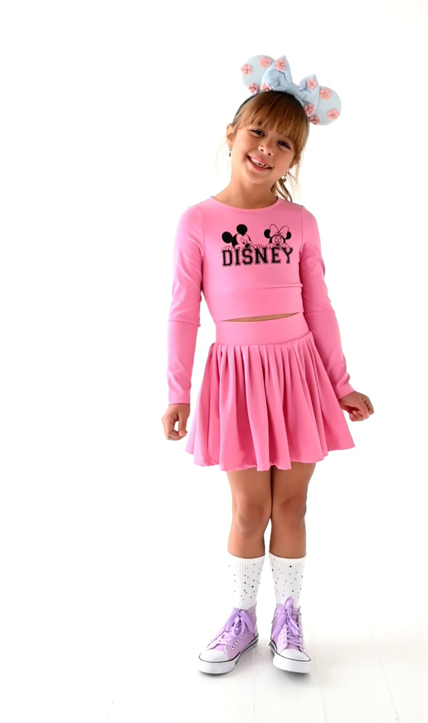 Pink mice athletic set