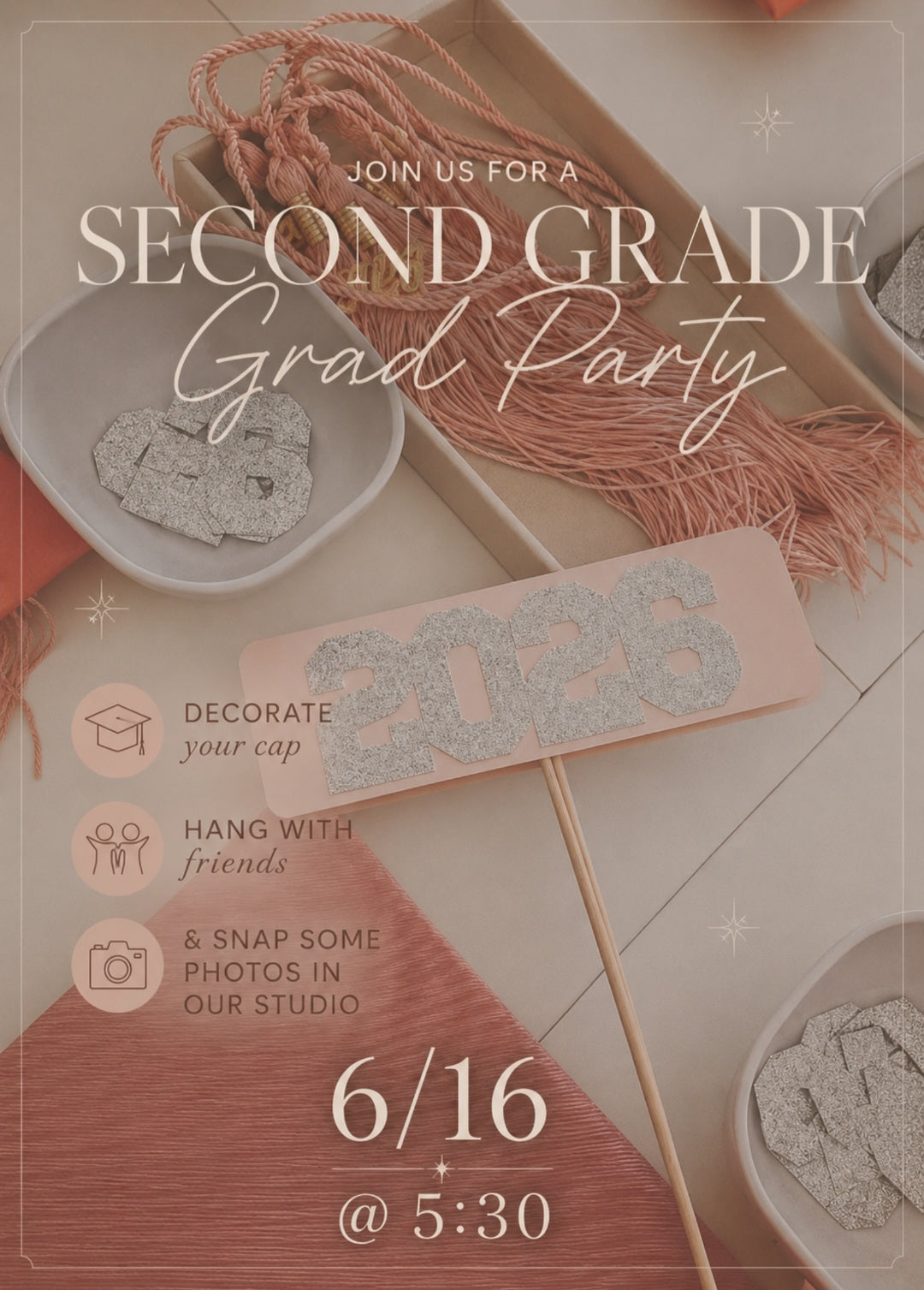 2nd Grade Grad Party at Something Fancy NY -June 16th