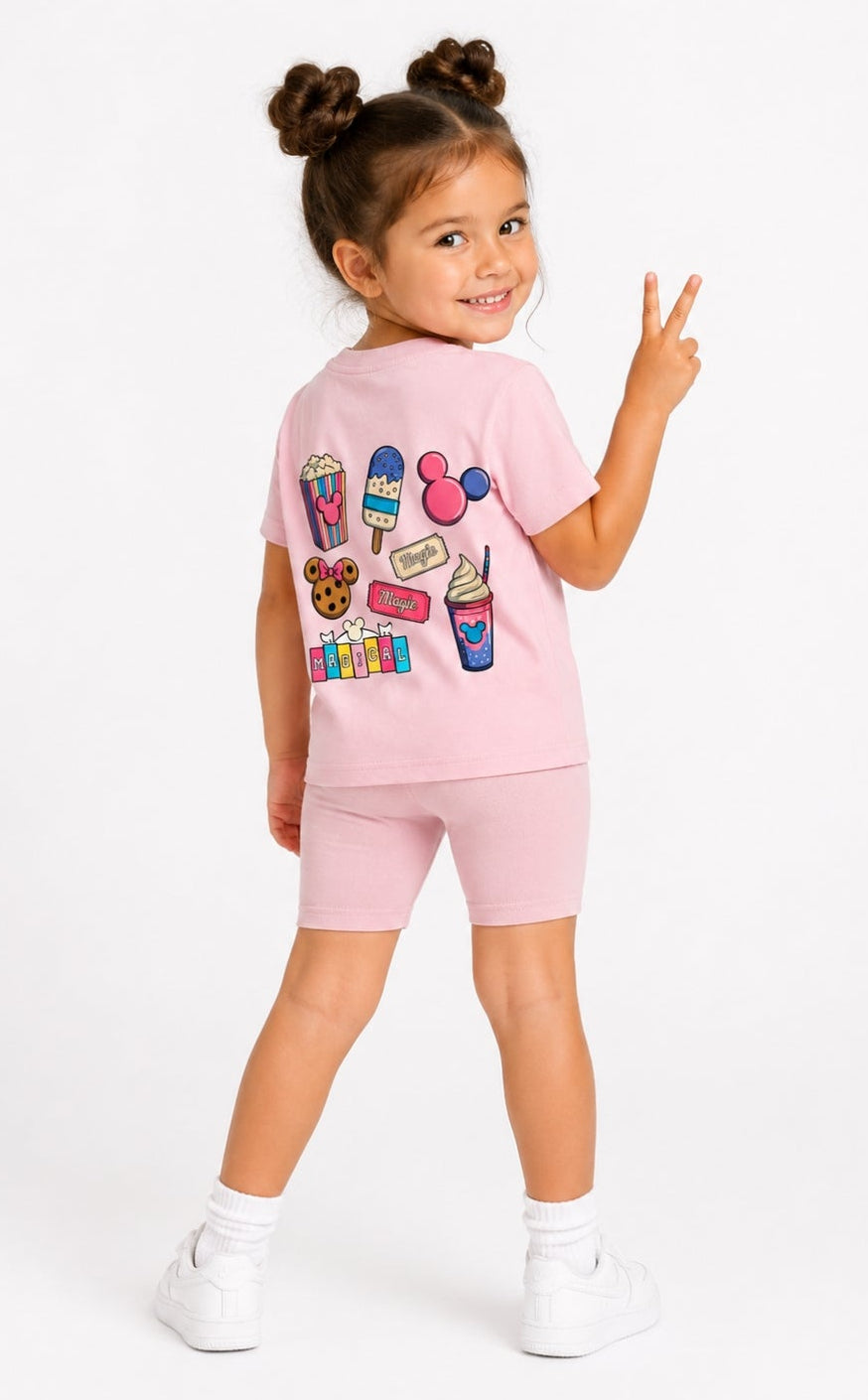 Magical pink casual set