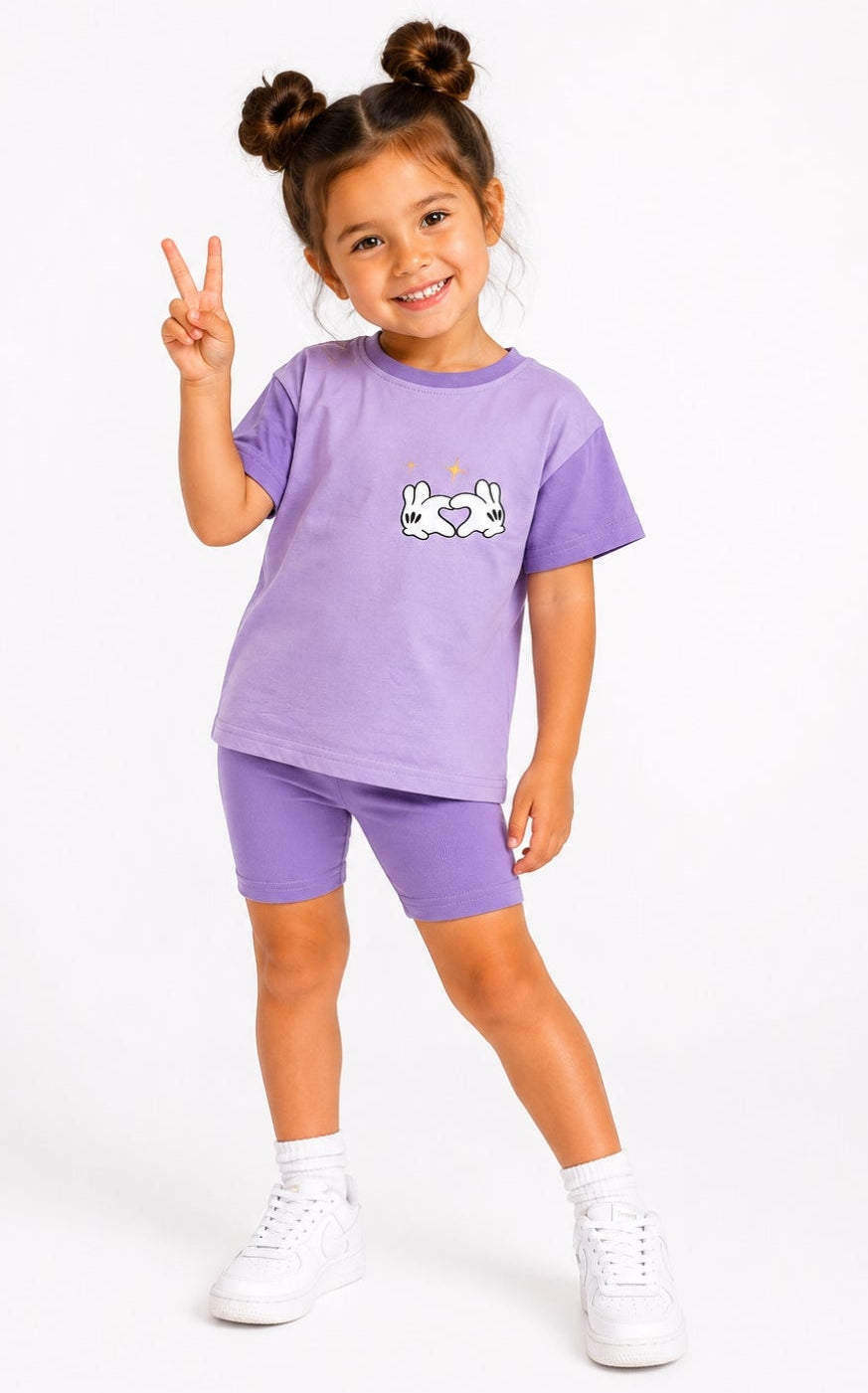 Magical purple casual set