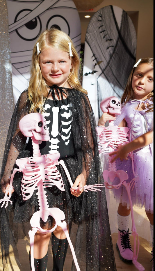 Purple Sleevless Skeleton romper