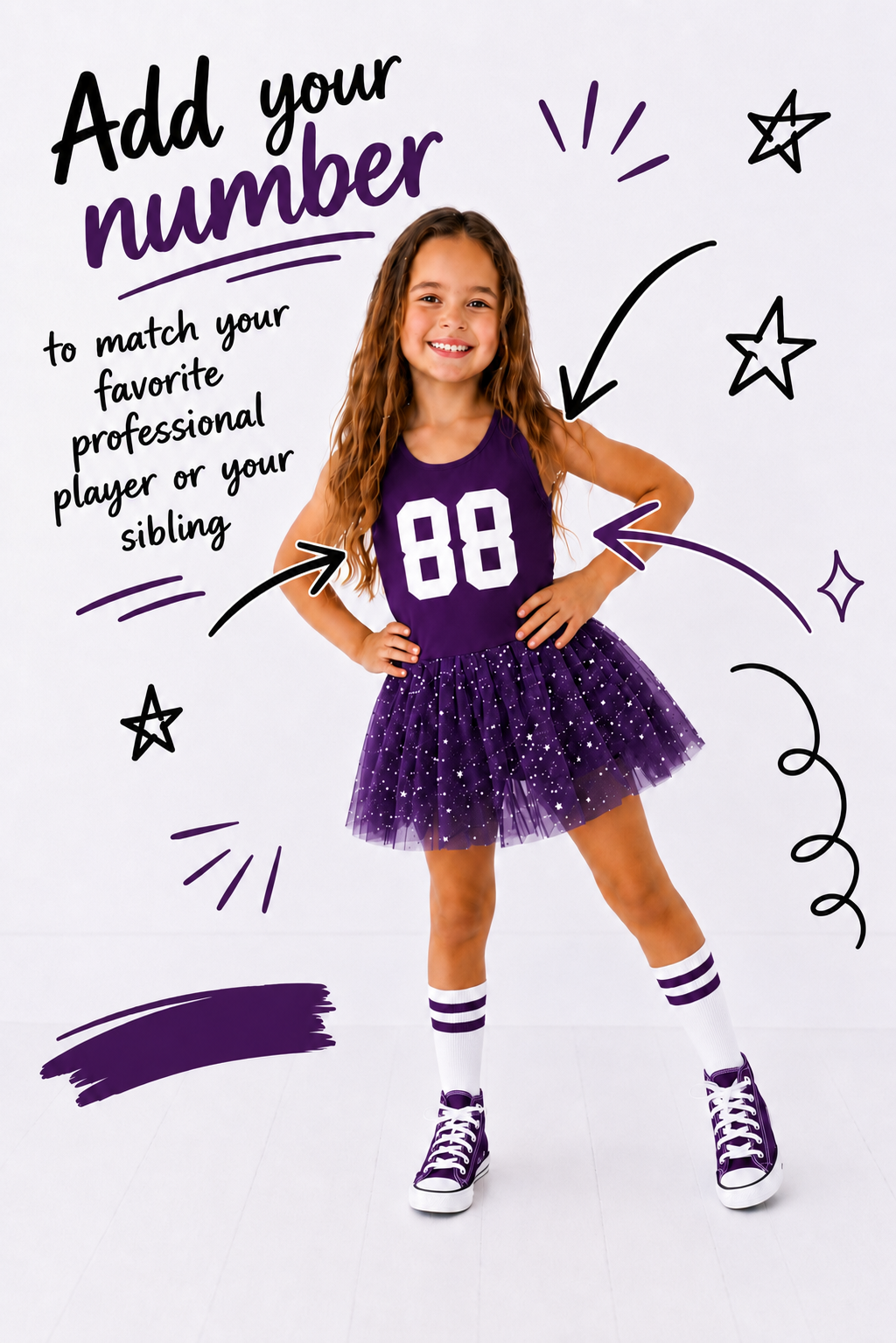 Purple varisty romper (Copy)