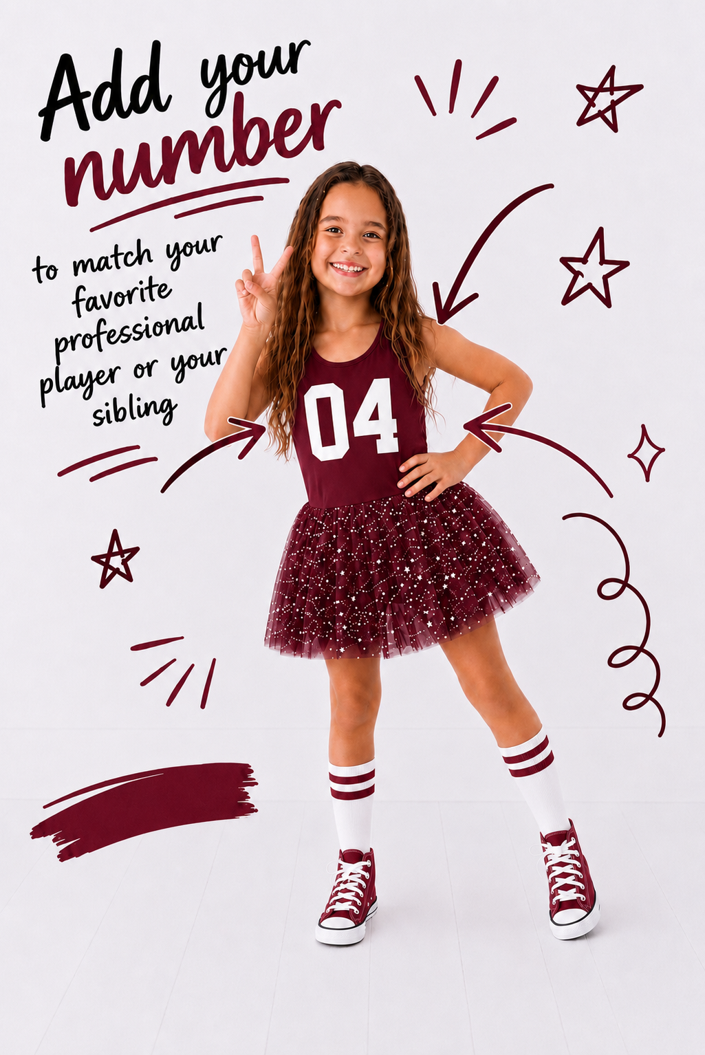 Maroon Varsity Romper