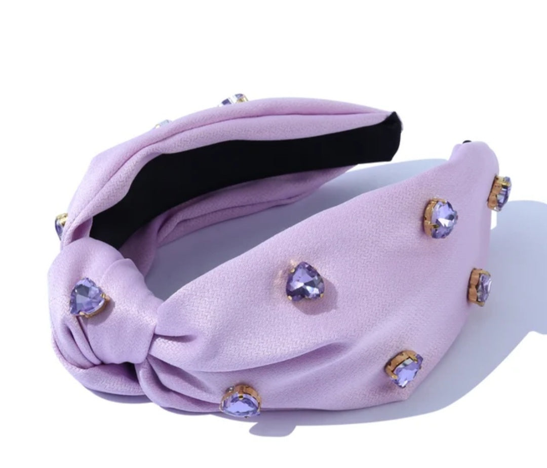 Purple gem headband