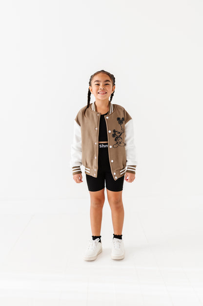Magical tan bomber jacket
