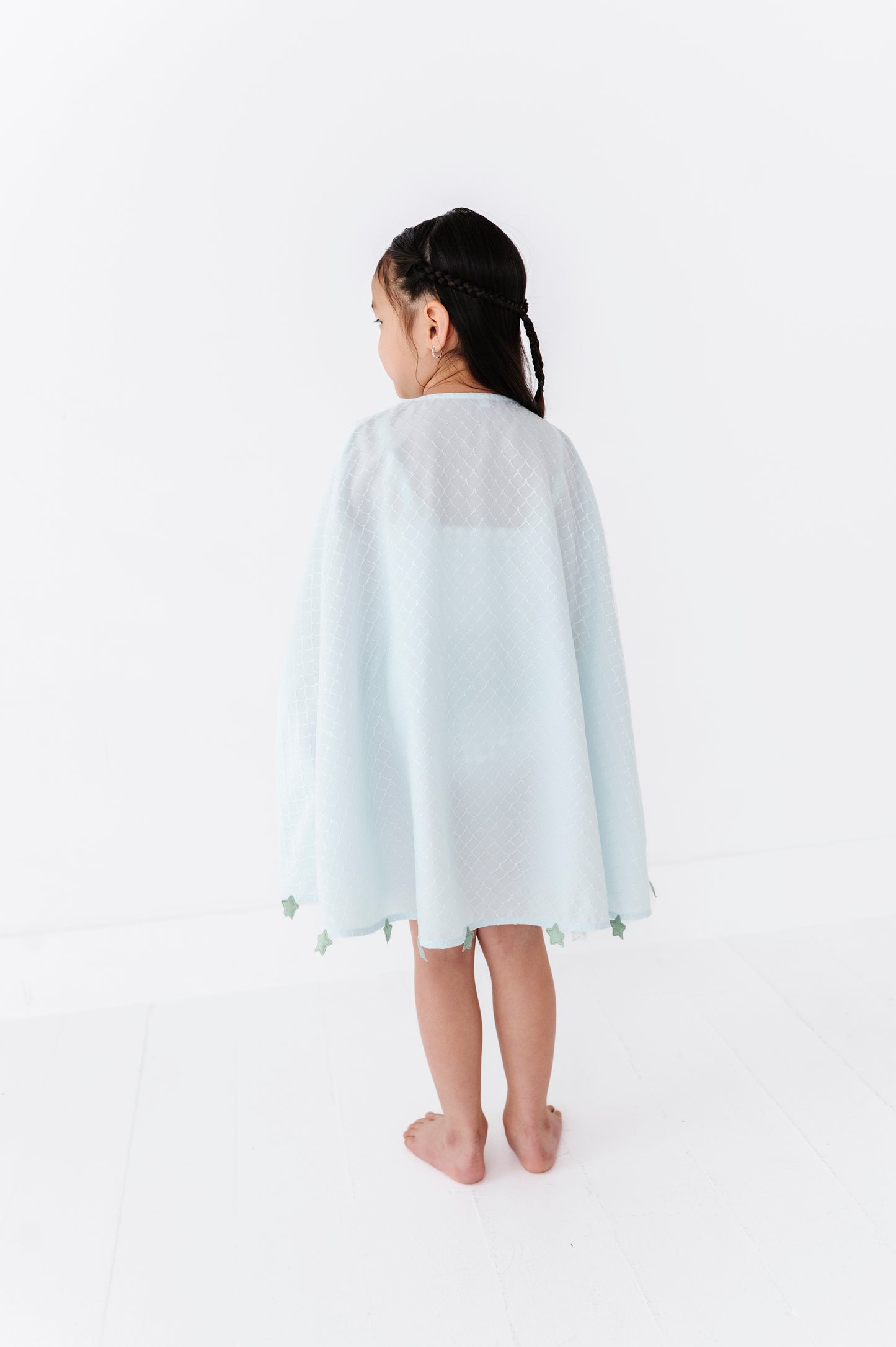 Mint Mermaid Poncho Coverup