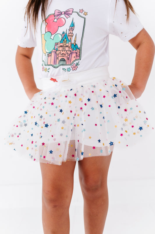 Multi-colored Fancy Skort