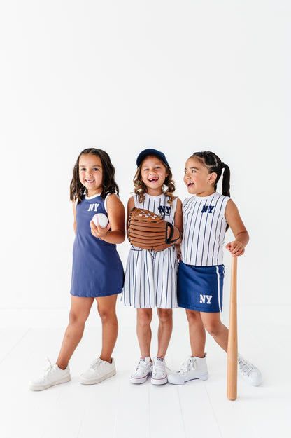 Navy blue NY tank dress