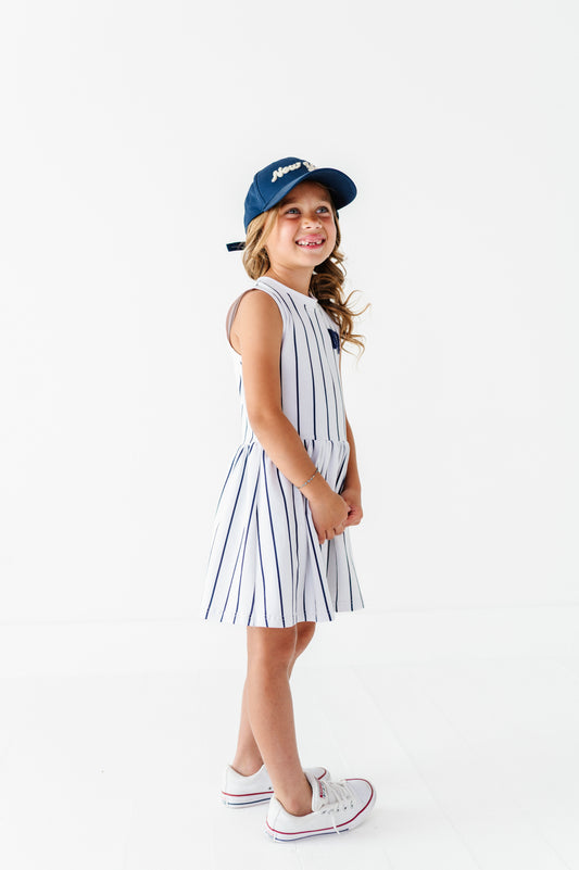 Pinstripe dress