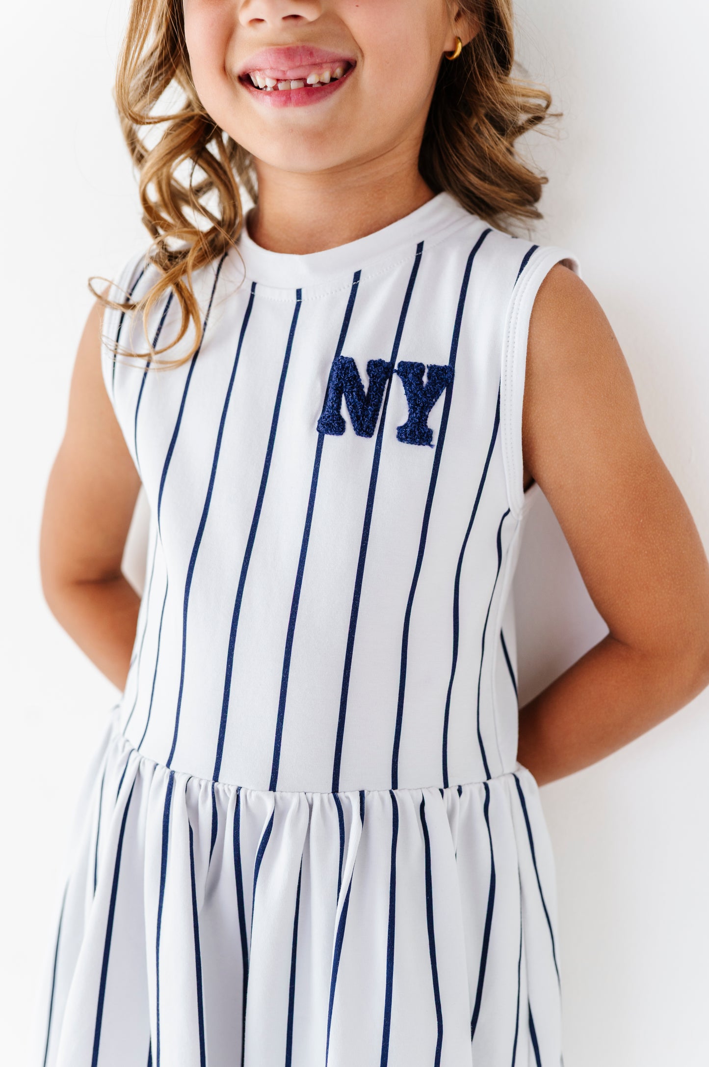 Pinstripe dress