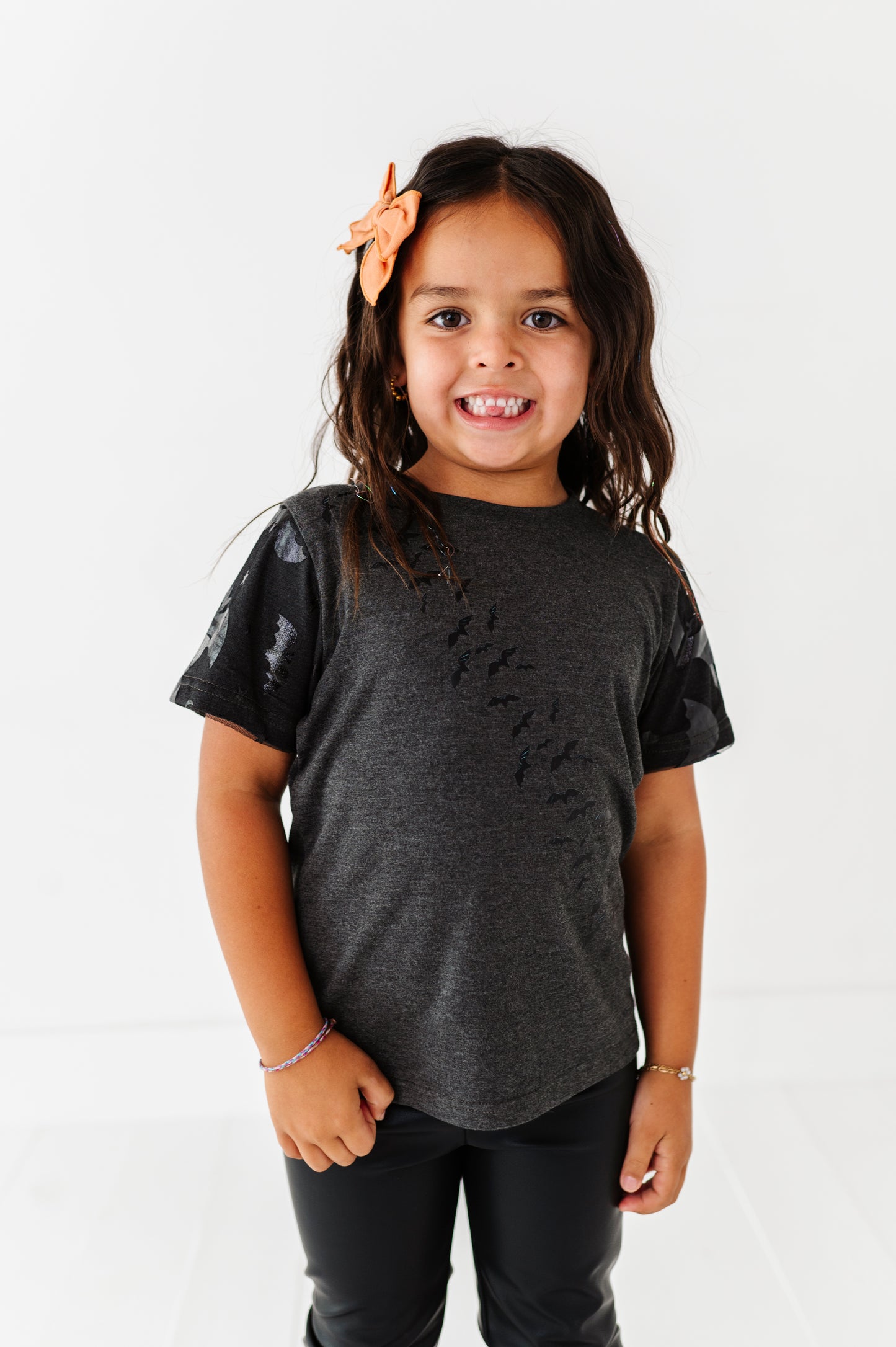 Mesh Sleeve Bat Tee
