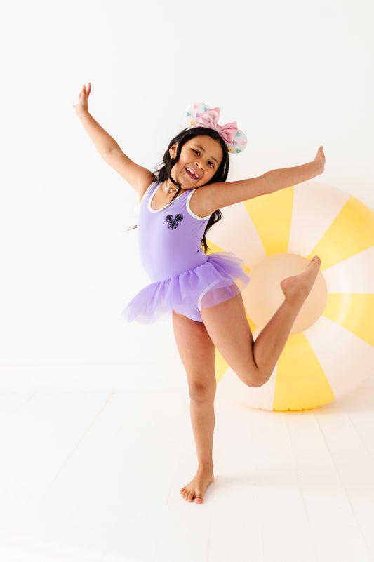 Purple magical swimsuit