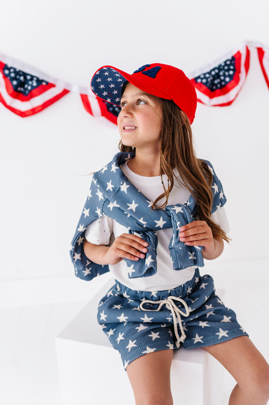 Blue stars Waffle Lounge Set