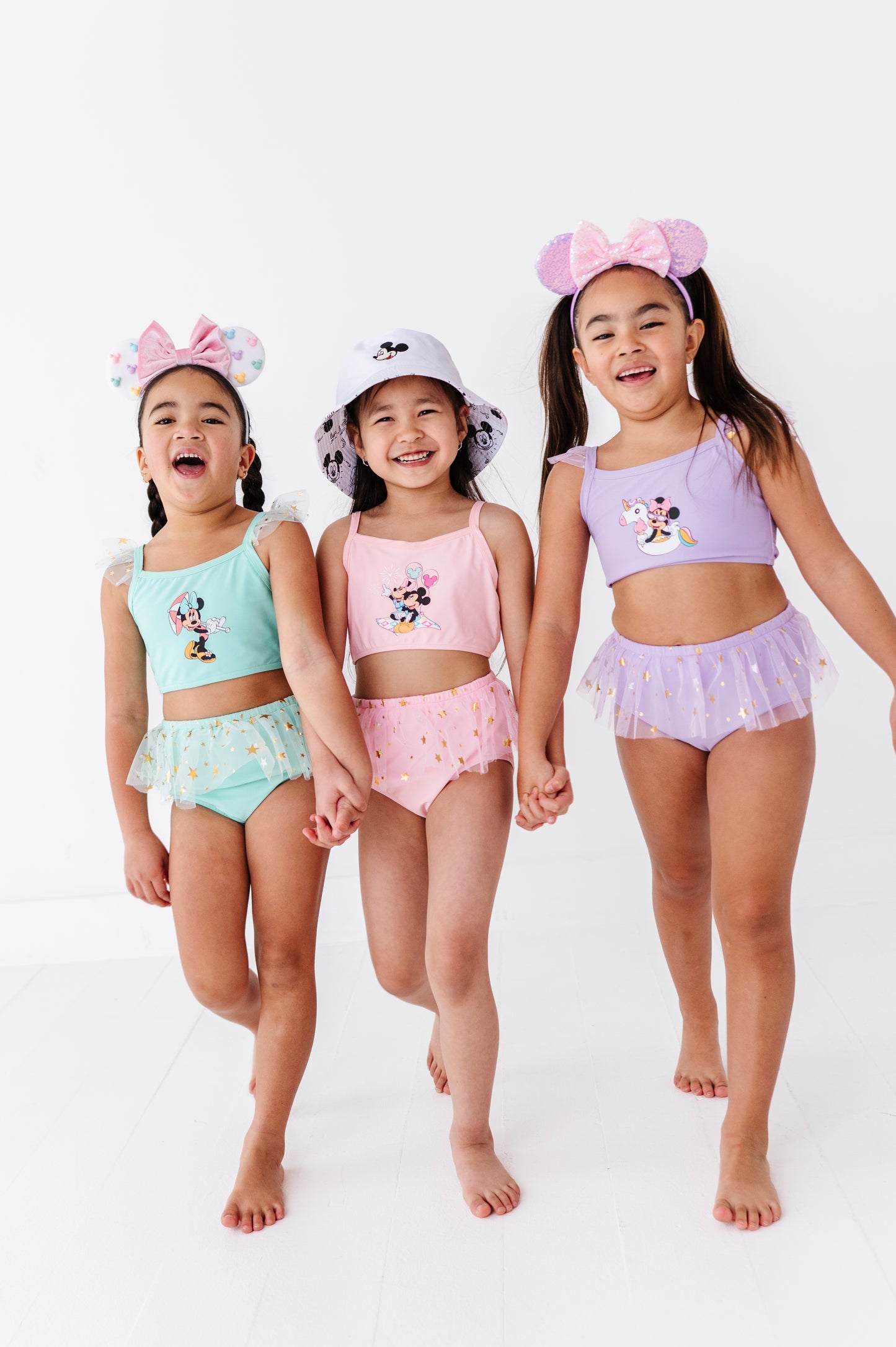 Purple magical two piece swimsuit