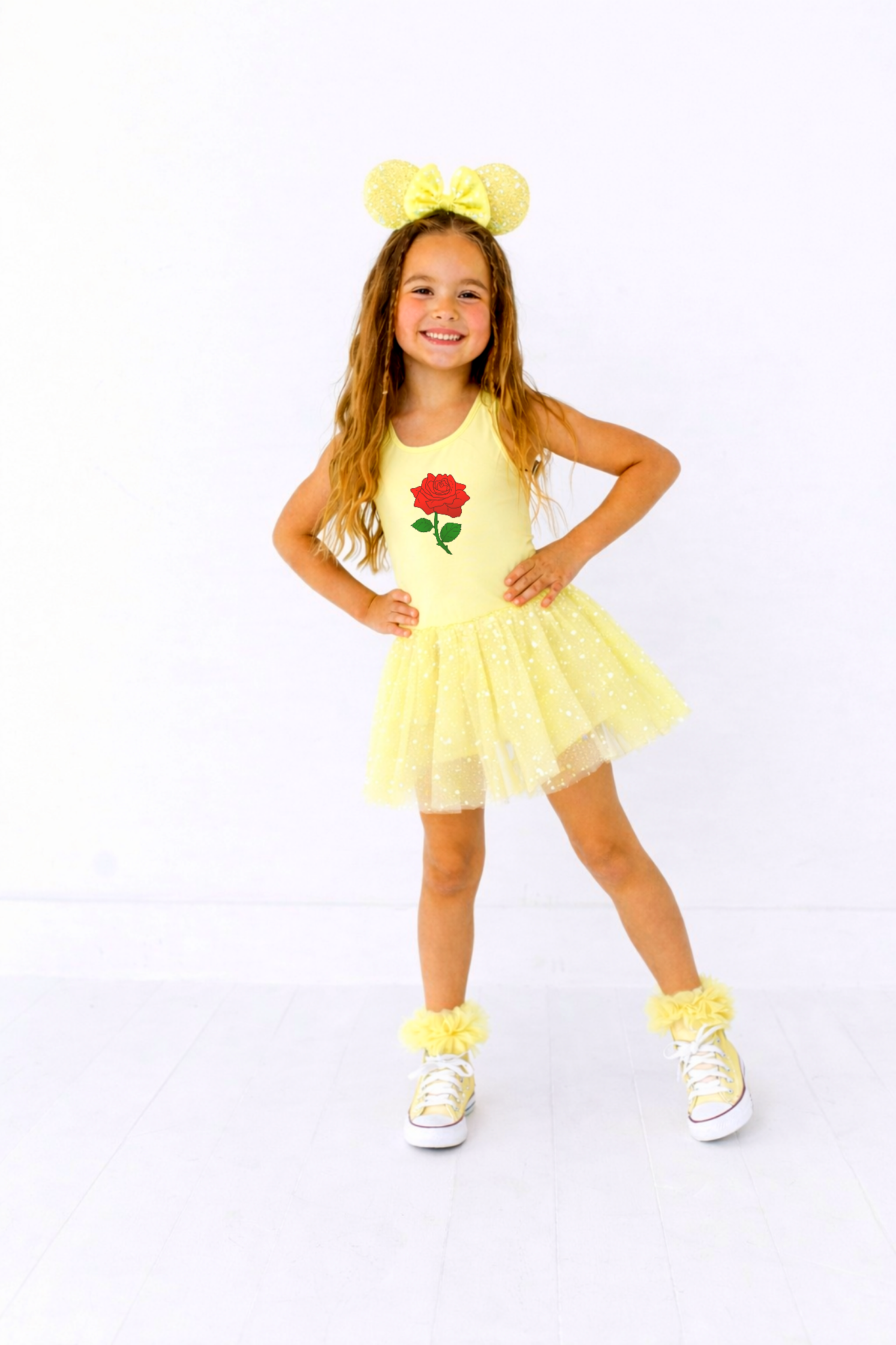 Yellow Fancy Athletic Romper