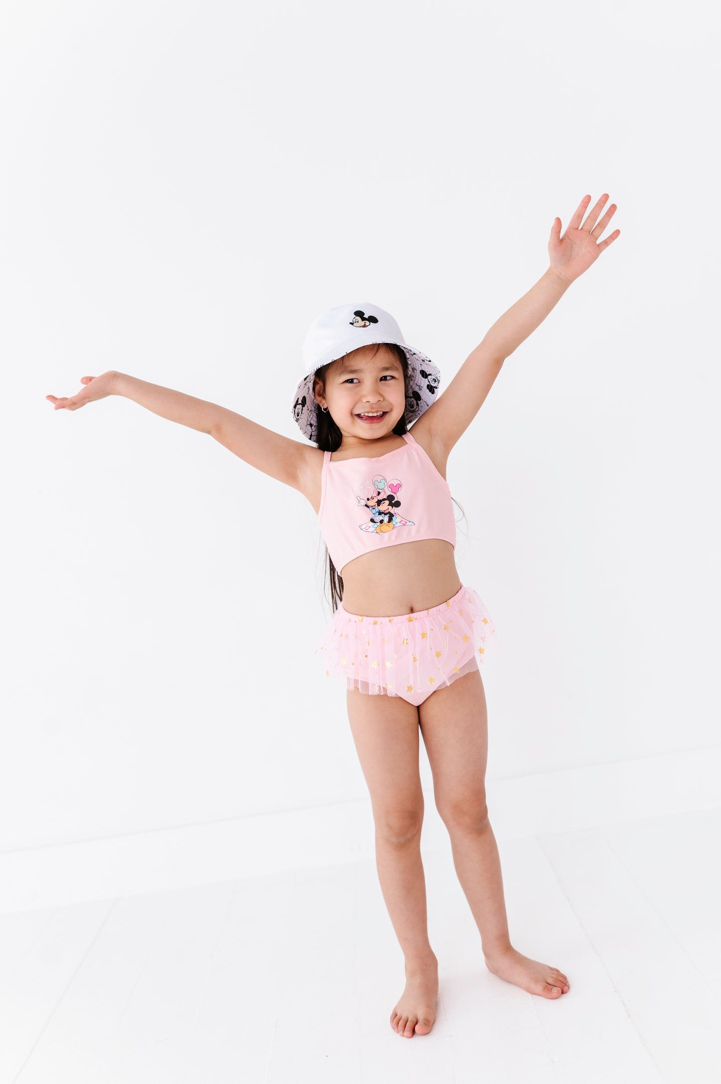 Pink magical two piece swimsuit