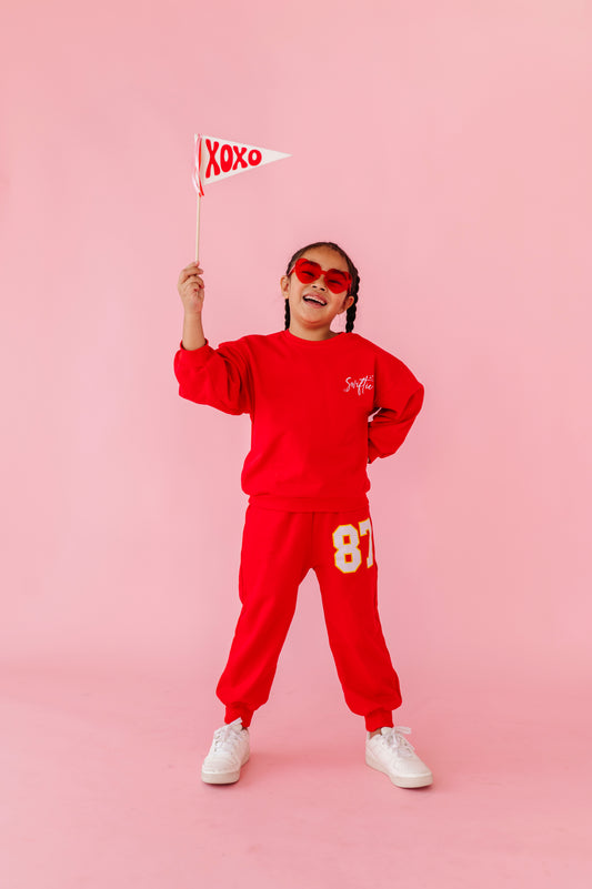 Red 87 Lounge Set