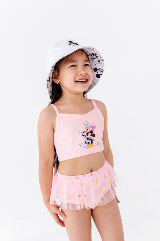 Pink magical two piece swimsuit