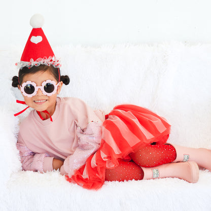 Pink and Red Striped - tutu skort