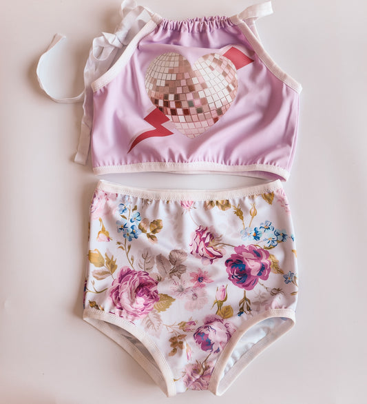 Retro Floral Bikini swimsuit