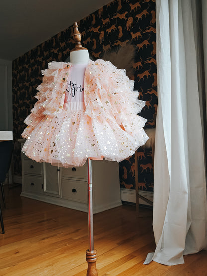 Pink Star ruffle jacket