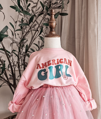 American Girl Pink Sweatshirt