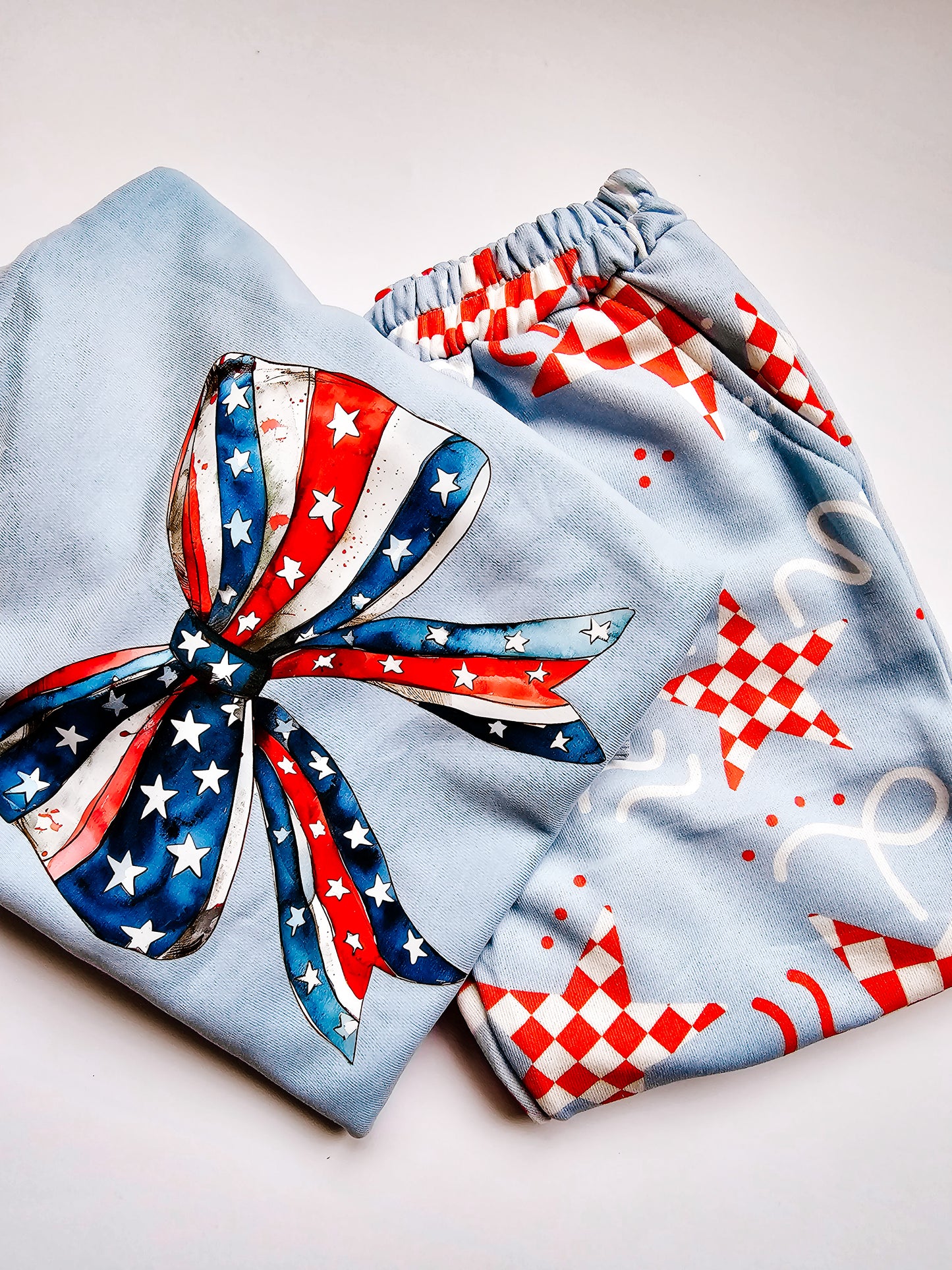 American Bow Blue Sweatshirt