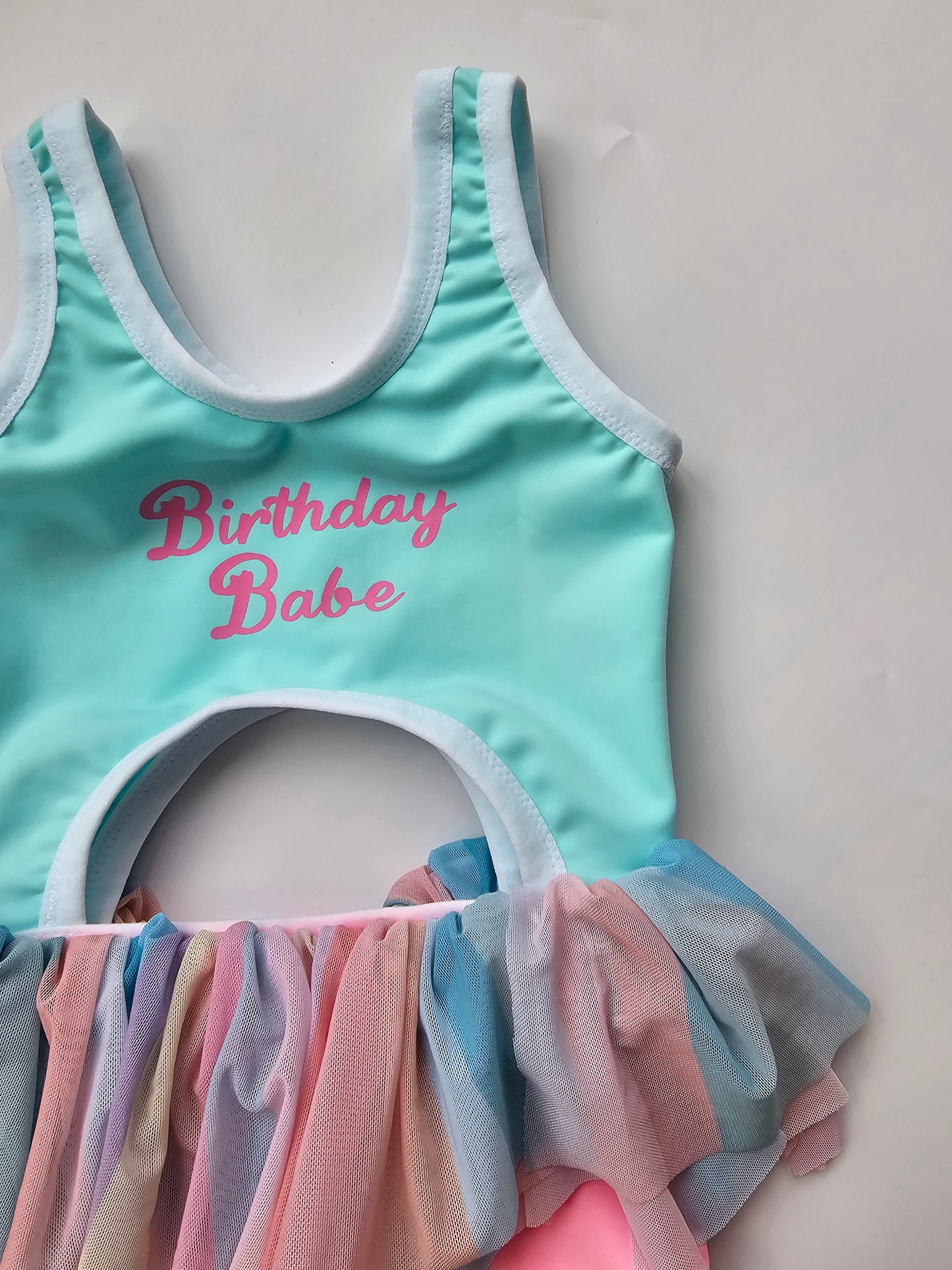 Birthday Babe One piece Swim