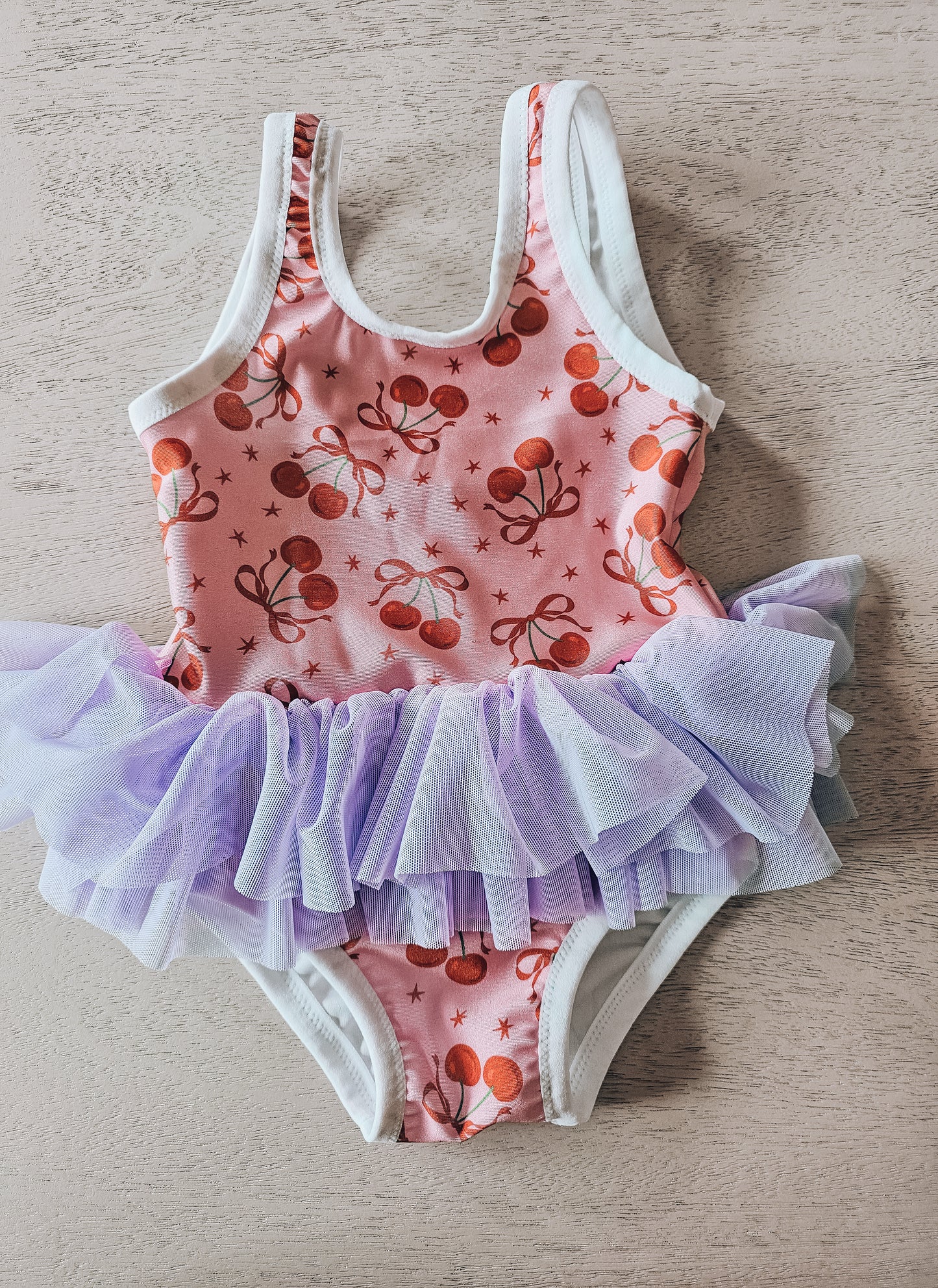 Cherry bows tutu Leotard/Swimsuit