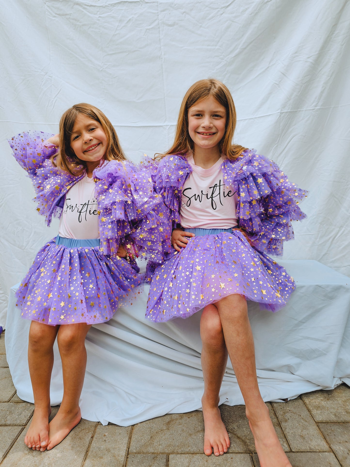 Purple ruffle jacket