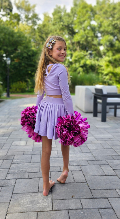 Purple athletic set