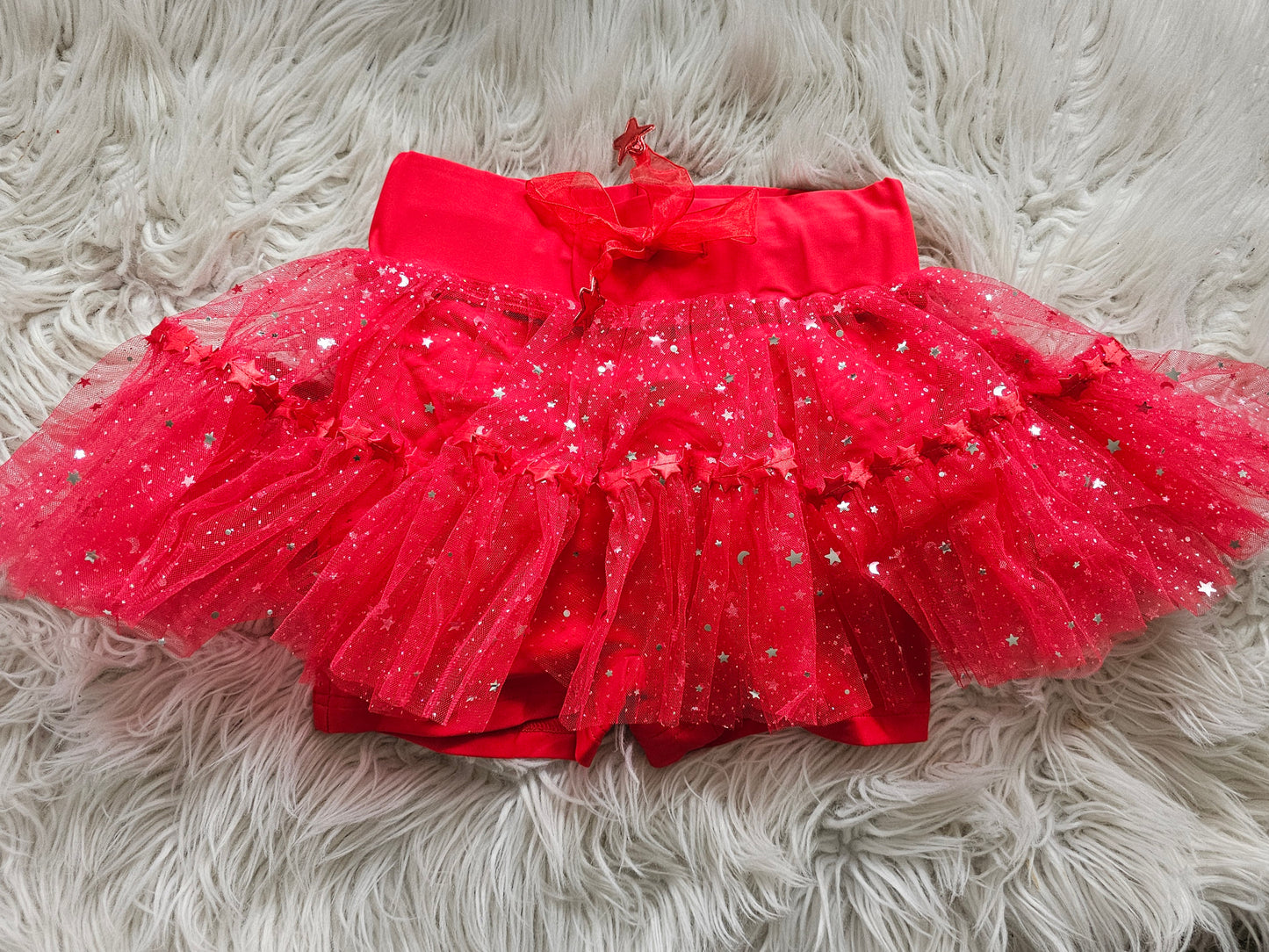 Red Fancy Skort